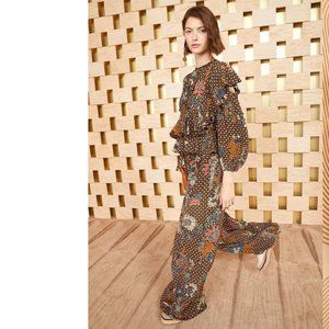 ULLA JOHNSON Sawyer Pants in Gerbera